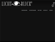 Tablet Screenshot of fotostudio-lichtblick.de